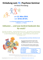 PS-Einladung März 2014 (Symbolbild)