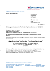 Einladung zum 20. Landestreffen der Psychose-Seminare in SH am 02.10.15 in Kiel (Symbolbild)
